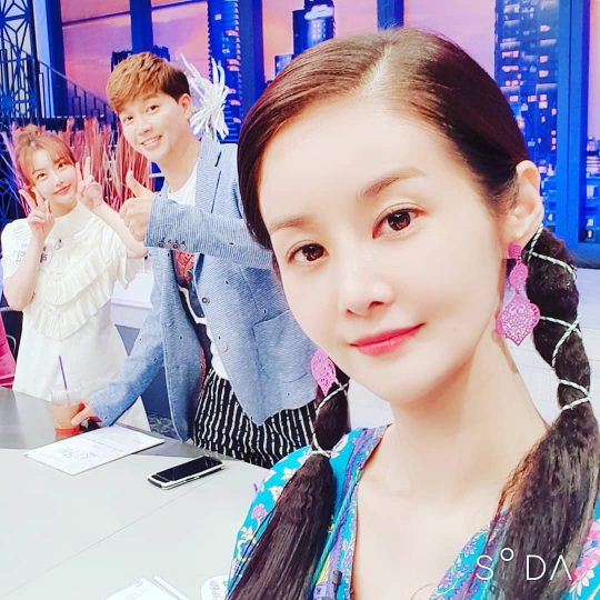 채널A ‘풍문으로 들었쇼’ 김가연 마지막 녹화./ 사진=인스타그램