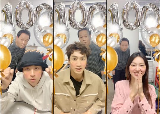 영화 ‘타짜3’ 100만 감사 영상의 배우 박정민(왼쪽부터), 이광수, 최유화./사진제공=롯데엔터테인먼트
