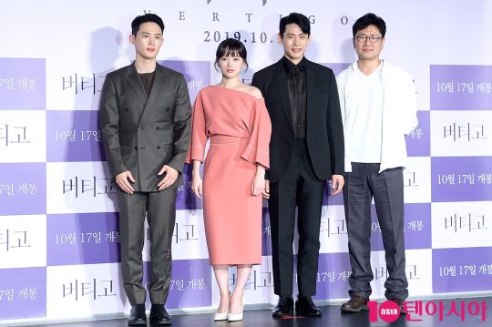 배우 정재광(왼쪽부터), 천우희, 유태오, 전계수 감독