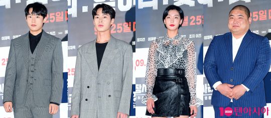 학도병을 연기한 배우 김성철(왼쪽부터), 이재욱, 이호정, 장지건. /서예진 기자 yejin@