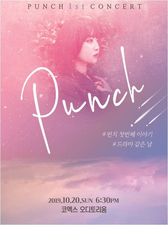 펀치 콘서트 포스터./ 사진제공=냠냠 엔터테인먼트