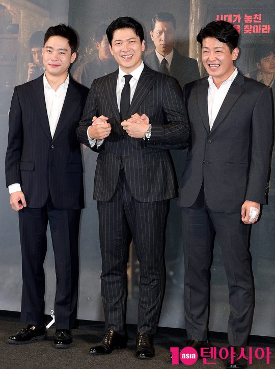 배우 김동영(왼쪽부터), 김상경, 허성태