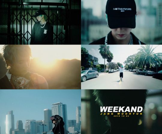 가수 장우혁의 ‘WEEKAND’의 뮤직비디오. /