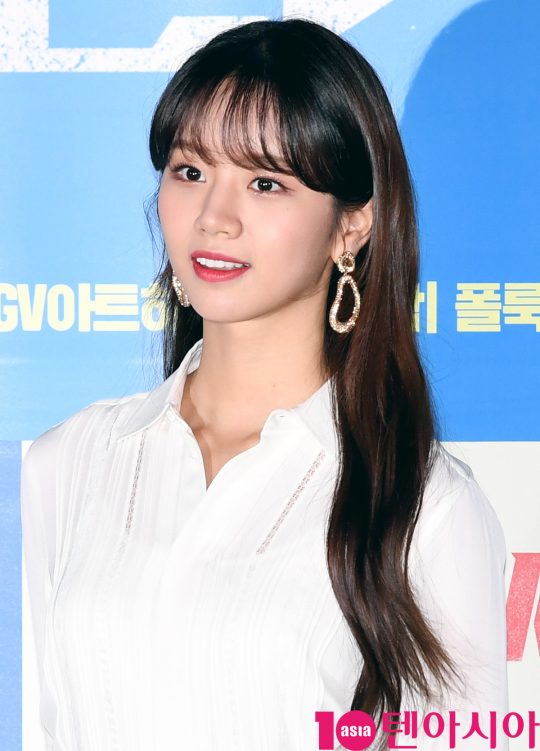 배우 이혜리가 30일 오후 서울 한강로3가 CGV 용산아이파크몰점에서 열린 영화 ‘판소리 복서’ 언론시사회에 참석하고 있다.