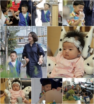 ‘아내의 맛’ 이하정 아들 시욱, 동생 유담의 백일잔치 준비...오빠美 ‘뿜뿜’