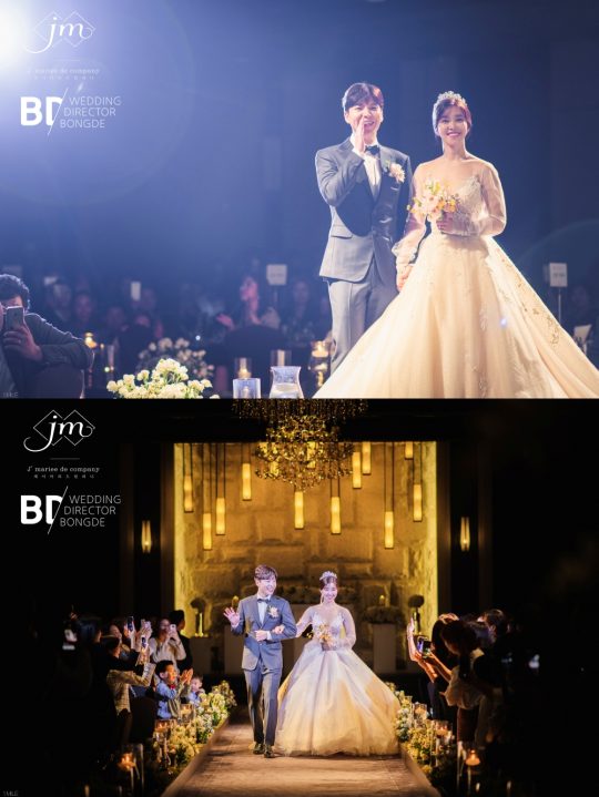 포맨 김원주의 본식 화보. /사진제공=해피메리드컴퍼니