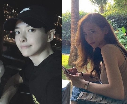 정다은(왼쪽), 한서희./ 사진=인스타그램
