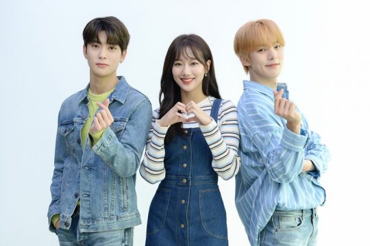 ‘인기가요’ MC를 맡은 NCT 재현(왼쪽부터), 에이프릴 나은, 몬스타엑스 민혁. /사진제공=SBS