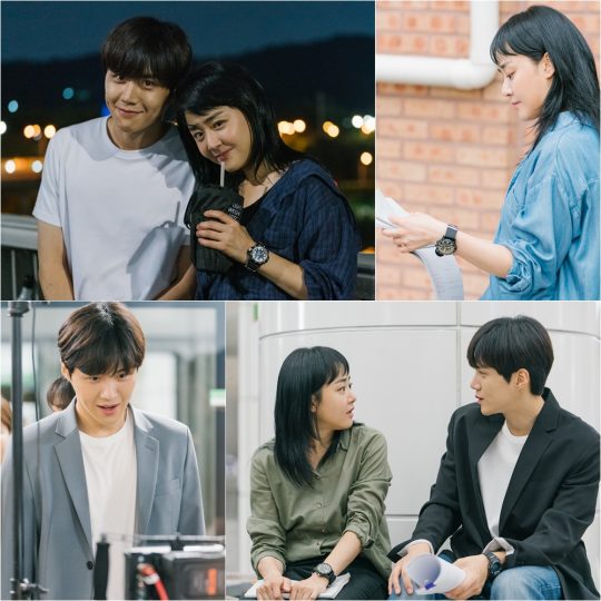 ‘유령을 잡아라’ 문근영, 김선호 비하인드 컷. /사진제공=tvN