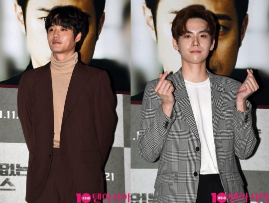 ‘얼굴없는 보스’에서 상곤이 목숨보다 아끼는 동생 태규 역의 이하율(왼쪽), 민정(이시아 분)의 동생 영재 역의 김도훈. /조준원 기자 wizard333@