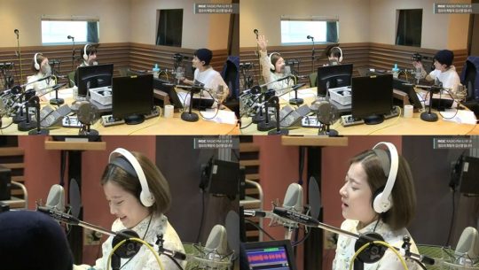 가수 벤. / 제공=MBC FM4U ‘정오의 희망곡 김신영입니다’ 보이는라디오 방송화면
