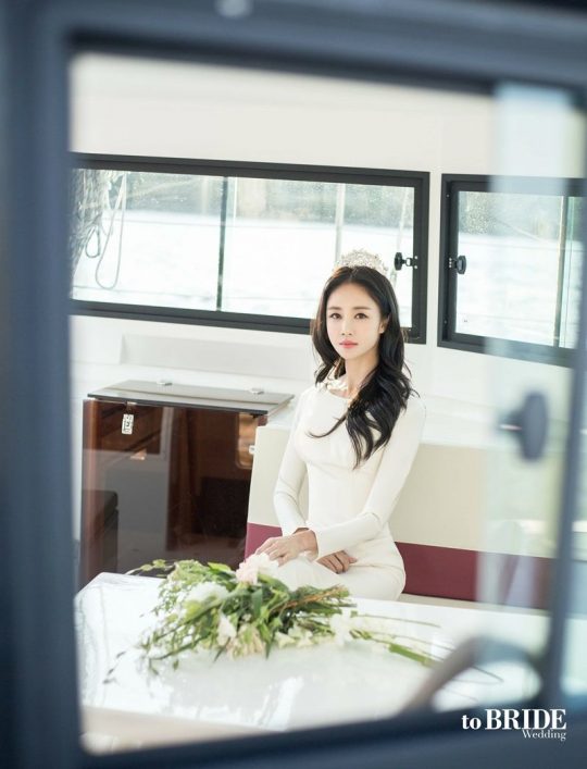김미연 웨딩화보. /사진제공=투브라이드 웨딩
