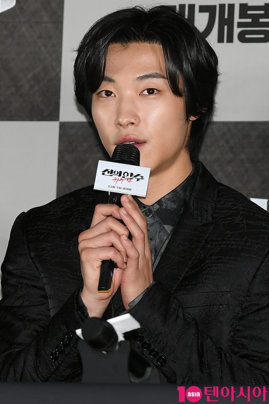 배우 우도환이 29일 오후 서울 한강로동 CGV용산아이파크몰에서 열린 영화 ‘신의 한 수: 귀수편’ 언론시사회에 참석했다. /이승현 기자 lsh87@