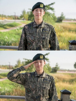 이현우, 군복 입은 늠름한 자태...“많은 것들 보고 배워” 전역 소감