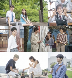 '어하루' 이나은X정건주X김영대, 촬영장 밝히는 상큼발랄 미모