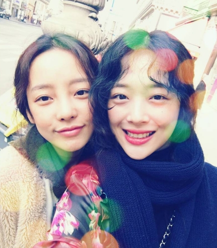 故 설리, 구하라 /사진제공=구하라 인스타그램
