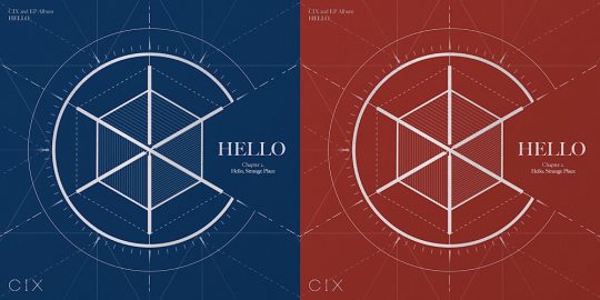 그룹 CIX ‘안녕, 낯선공간’ 재킷 커버./사진제공=C9엔터테인먼트