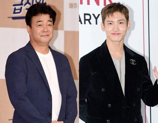 요리 연구가 백종원(왼쪽), 그룹 동방신기의 최강창민 / 사진=텐아시아DB