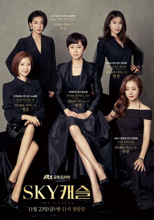 JTBC 드라마 ‘스카이캐슬’ 단체 포스터. /사진제공=JTBC