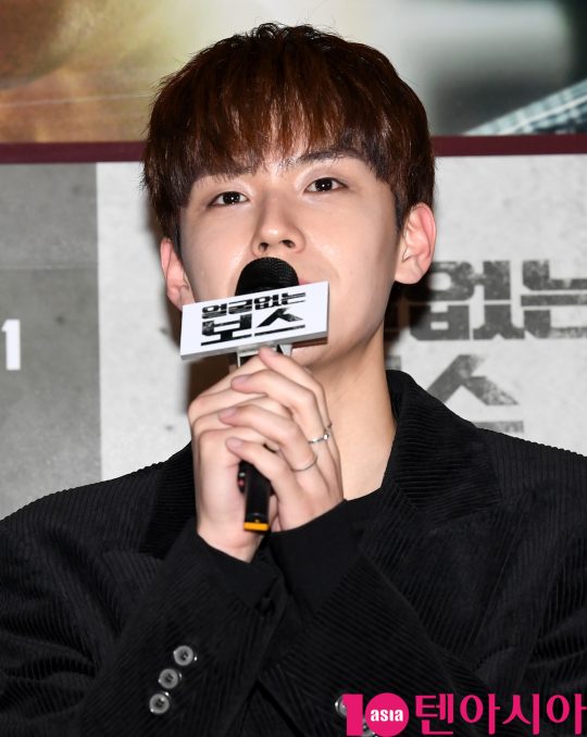 영화 ‘얼굴없는 보스’에서 조직 보스의 히든카드 영재로 등장하는 배우 김도훈./ 조준원 기자 wizard333@