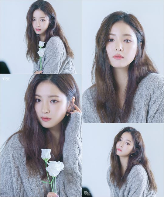 배우 신세경 팬미팅 포스터 비하인드컷./사진제공=나무엑터스
