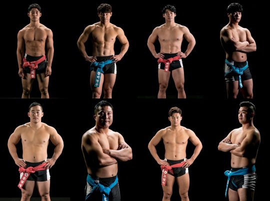 ‘씨름의 희열’ 노범수, 박정우, 손희찬, 오흥민, 윤필재, 이준호, 허선행, 황찬섭 / 사진제공=KBS