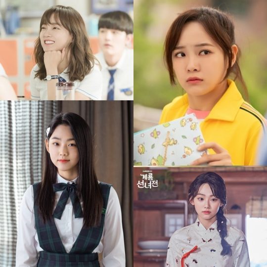 ‘학교 2017’ ‘너의 노래를 들려줘’ 세정, ‘계룡선녀전’ ‘호텔델루나’ 미나. / 사진제공=KBS, tvN
