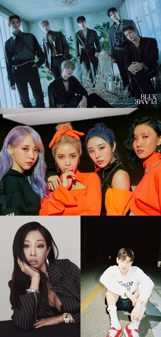 ‘컬투쇼’ 아스트로(위부터), 마마무, 제시, 에릭남. /사진제공=각 소속사