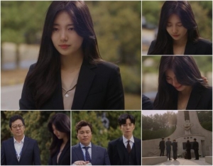 “끝까지 기억하겠습니다”...'배가본드' 배수지, 추모제서 무언의 통곡
