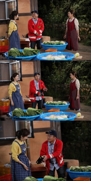 &#39;자연스럽게&#39; 김준호, &#39;로망&#39; 전인화와의 만남에 수줍은 미소
