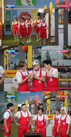 '위플레이' 하성운, '빨간 쫄쫄이' 복장에도 굴욕 無