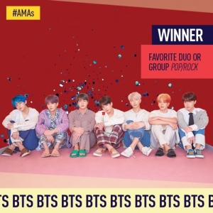 방탄소년단, '아메리칸 뮤직 어워즈' 2년 연속 수상 쾌거