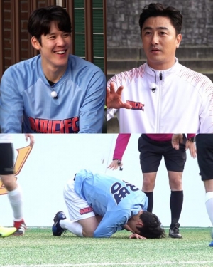'뭉쳐야 찬다' 박태환, 경기 중 부상...'어쩌다 FC' 위기!