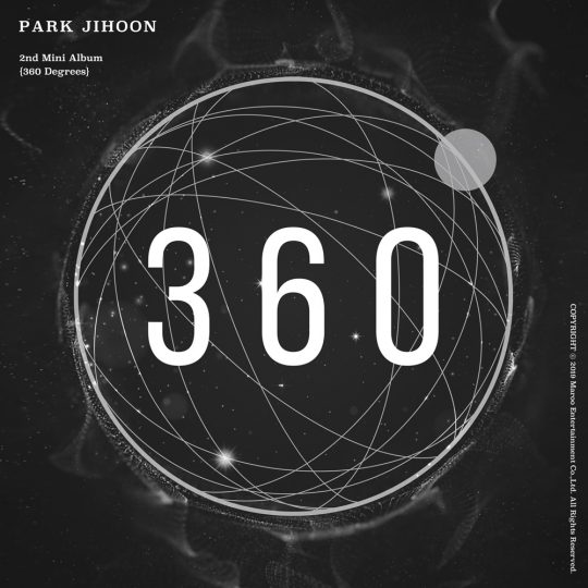 박지훈 두 번째 미니앨범 ‘360’ 커버./사진제공=마루기획