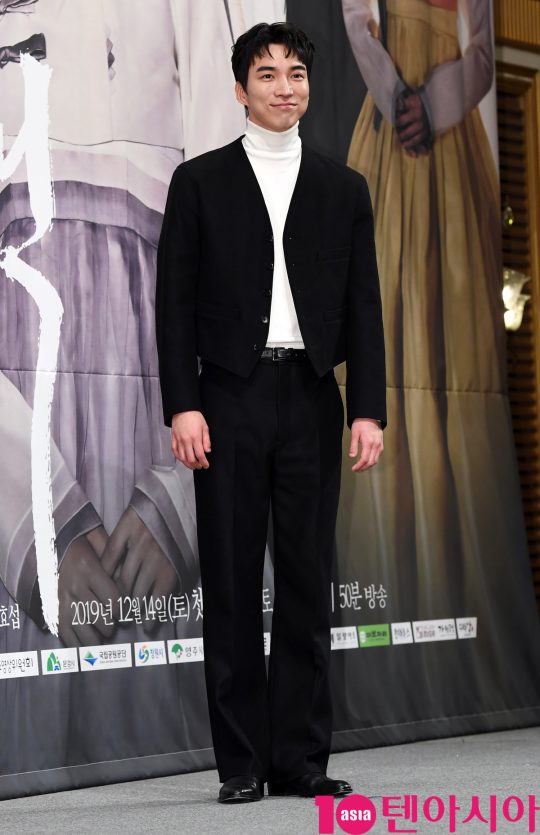 배우 도상우가 12일 오후 서울 강남구 논현동 임피리얼 팰리스 호텔에서 열린 TV CHOSUN 특별기획드라마 ‘간택-여인들의 전쟁’ 제작발표회에 참석하고 있다.