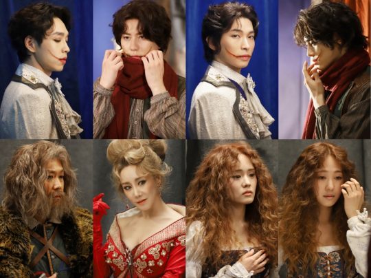뮤지컬 ‘웃는 남자’의 캐릭터 포스터. / 제공=EMK뮤지컬컴퍼니