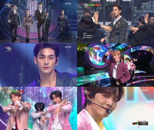 KBS2 ‘뮤직뱅크’ 방송화면. /사진제공=KBS