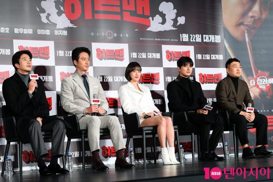 배우 권상우(왼쪽부터), 정준호, 황우슬혜, 이이경, 최원섭 감독