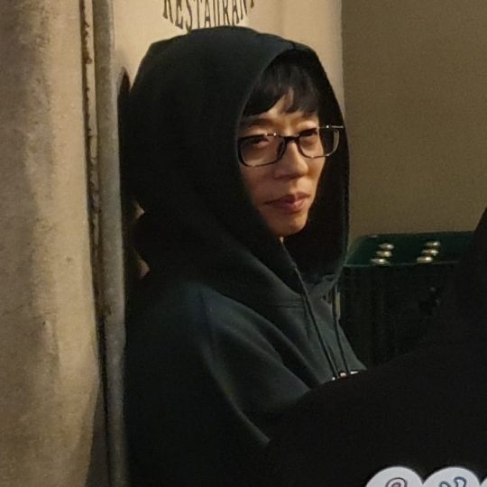 유산슬, 뒤풀이 현장 포착...월드투어 후 영혼 가출?