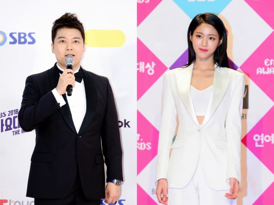 방송인 전현무(왼쪽), AOA의 설현./사진제공=SBS