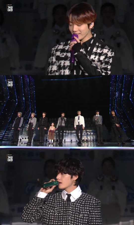 ‘2019 SBS 가요대전’ 방송화면. /