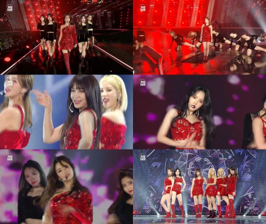 그룹 에이핑크. / ‘2019 SBS 가요대전’ 방송화면.