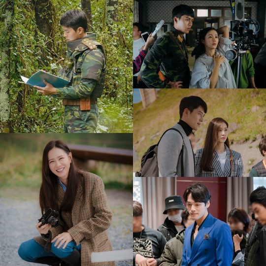 ‘사랑의 불시착’ 비하인드컷./ 사진제공=tvN