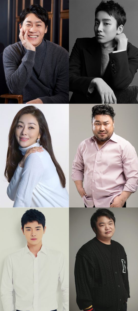 배우 진선규(왼쪽 위부터 차례로), 성유빈, 오나라, 고창석, 장동주, 고규필. /사진제공=CJ엔터테인먼트