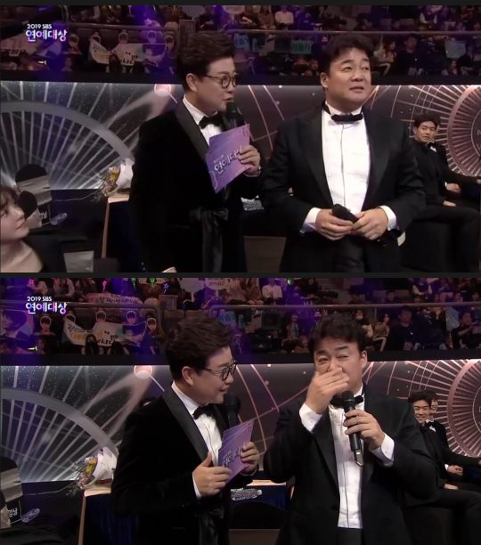 ‘2019 SBS 연예대상’ 백종원./ 사진=방송화면