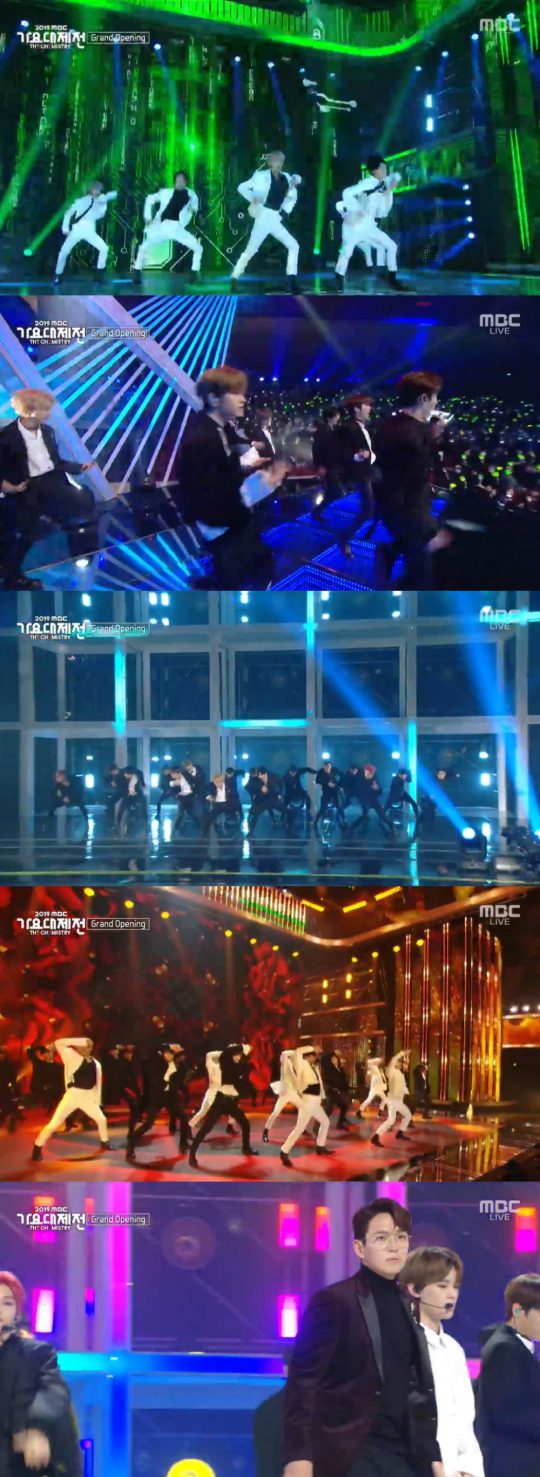 ‘2019 MBC 가요대제전’ 방송화면. /사진=MBC