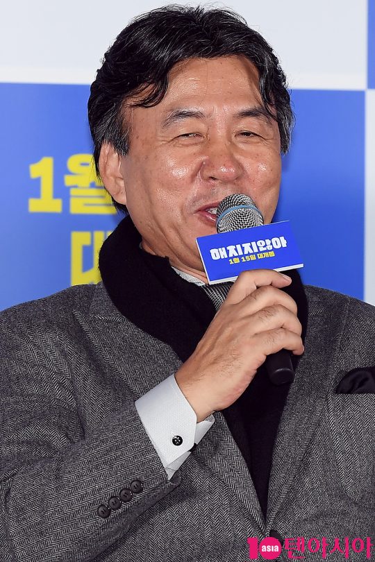 배우 박영규의 온화한 미소