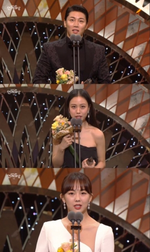 [2019 SBS 연기대상] 음문석·고민시·금새록, 신인연기상...“나 자신을 사랑하세요”