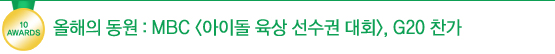 2010 텐어워즈│올해의 검부터 살신성인까지