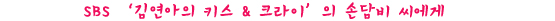 손담비 씨, 그렇게 밝게 웃어주세요!